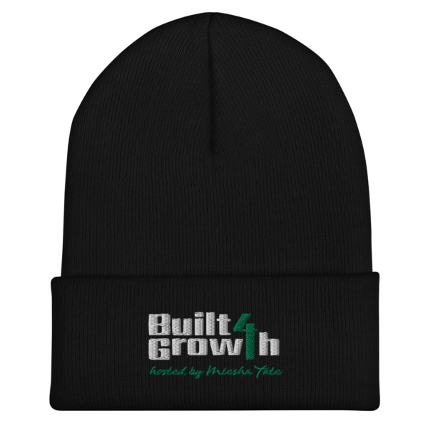 Built 4 Growth Cuffed Beanie - Image 2