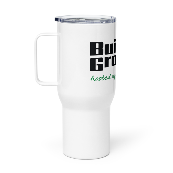 Built 4 Growth Travel mug with a handle - Image 2