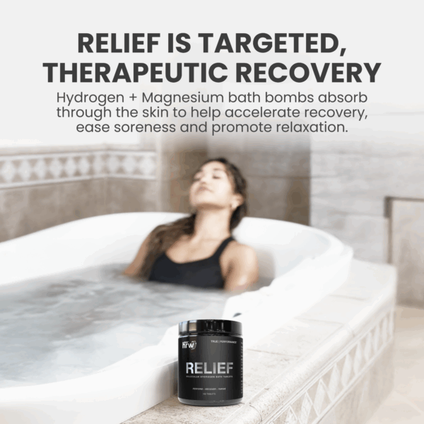 RELIEF Hydrogen Bath Bomb Tablets - Image 3