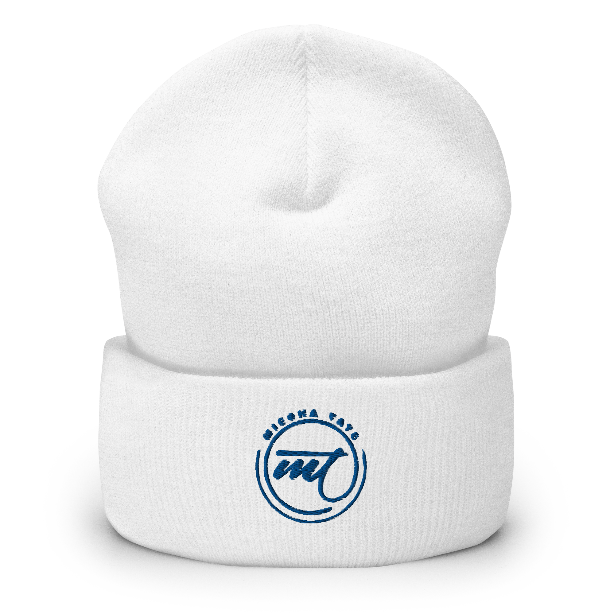 Miesha Tate Cuffed Beanie – 100% Turbo Acrylic, Hypoallergenic, Unisex, Hand‑Washable Winter Headwear