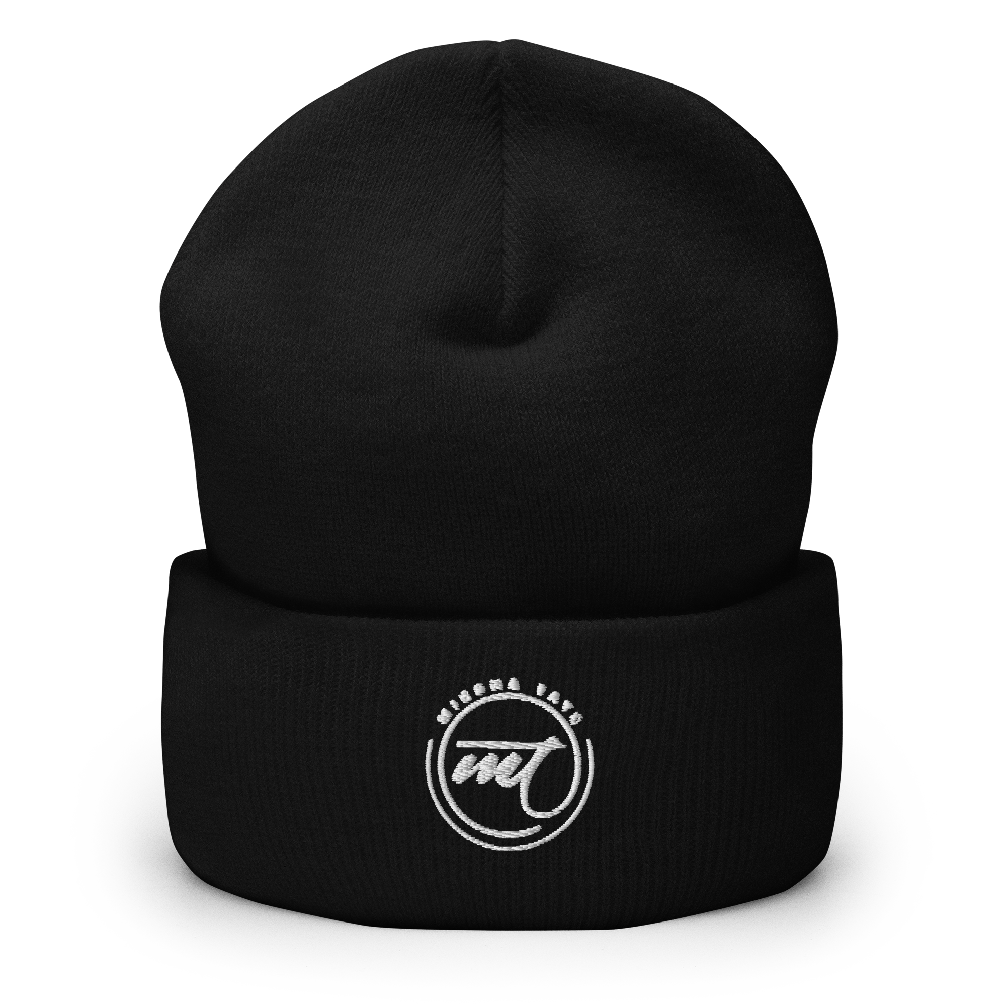 Miesha Tate Logo Cuffed Beanie – Unisex, Hypoallergenic Turbo Acrylic, 12” Length