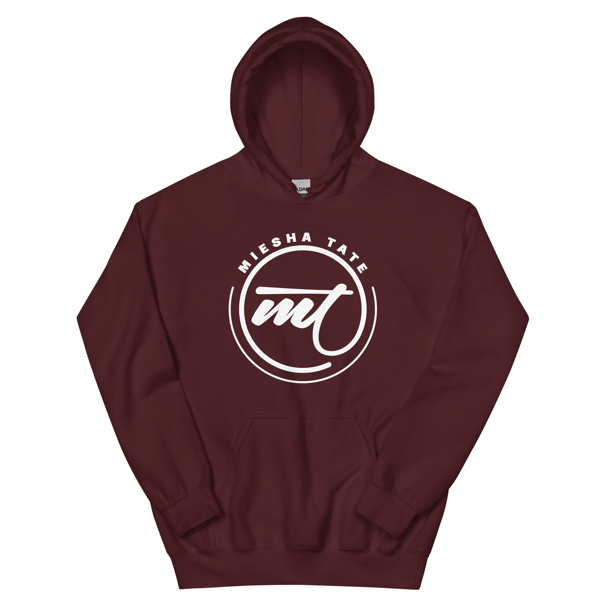 Miesha Tate Logo Unisex Hoodie – Soft Cotton‑Poly Blend, Cozy & Stylish