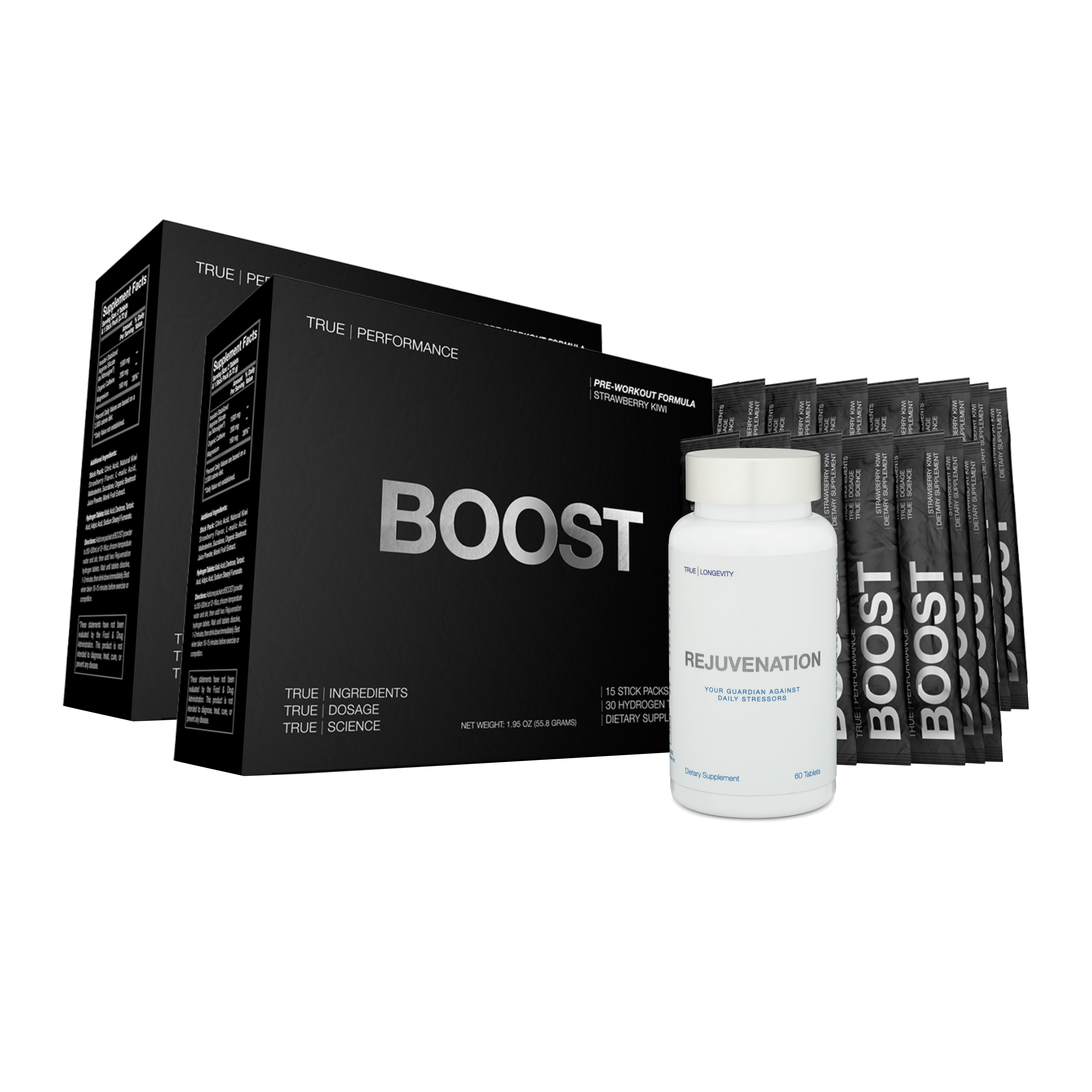 Rejuvenation + 2x BOOST Hydrogen Water Tablet Bundle – Rejuvenate & Energize