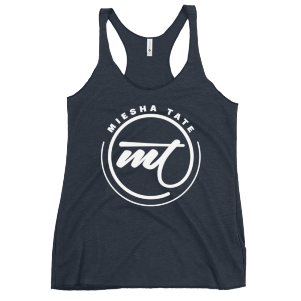 Miesha Tate "Logo" Women's Racerback Tank - Image 2