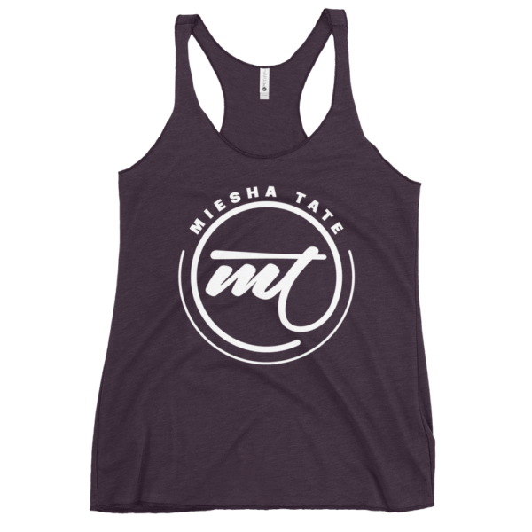 Miesha Tate "Logo" Women's Racerback Tank - Image 3